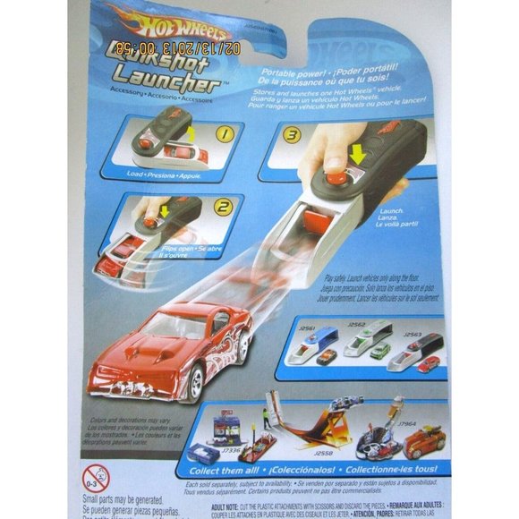 Hot Wheels "QUICKSHOT LAUNCHER" Action W/ FORD GT-40 J2560 - Age 3+ (New/Sealed) - Picture 8 of 8